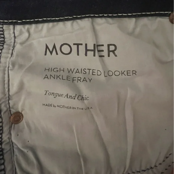 MOTHER High Waisted Looker Ankle Fray Jeans - Picture 9 of 11